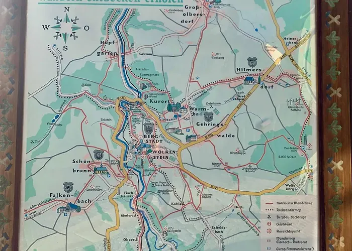 شقة Am Schloss Wolkenstein, 86m2, 3br, Babybett, Office