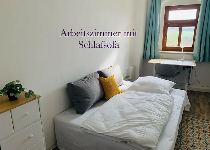 شقة Am Schloss Wolkenstein, 86m2, 3br, Babybett, Office